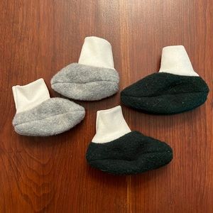 Handmade Microfleece Baby Booties